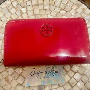 Tory Butch Red Wallet